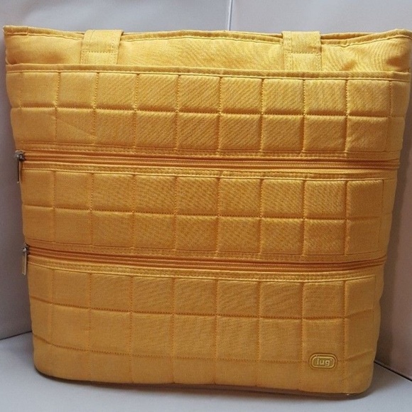 lug Handbags - Yellow LUG Carry All Baby Diaper Bag / Wine Tote